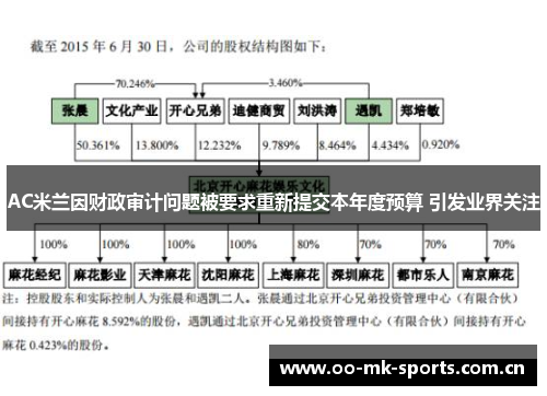 AC米兰因财政审计问题被要求重新提交本年度预算 引发业界关注 AC米兰因财政审计问题被要求重新提交本年度预算 引发业界关注